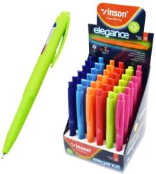 Vinson Golyóstoll nyomógombos 0, 7mm Vinson Elegance 8055C vegyes test displ 36 db/display - suplix