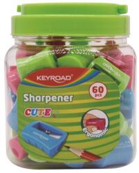 Keyroad Hegyező 1 lyukú 60 db/display Keyroad Cute vegyes színek