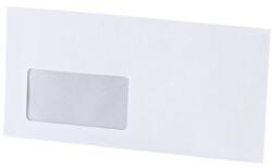 Bluering Boríték LA4 enyvezett bélésnyomott bal ablakos 35x90mm A20B20 Bluering® fehér - suplix