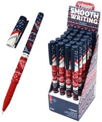 Vinson Golyóstoll kupakos, 0, 7mm Vinson Glee A12 vegyes test displ 20 db/display - suplix