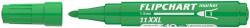 ICO Flipchart marker vízbázisú 3mm, kerek Artip 11XXL zöld - suplix