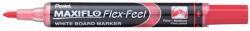 Pentel Táblamarker 1-5mm, hajlékony hegyű Pentel Maxiflo Flex Feel piros - suplix