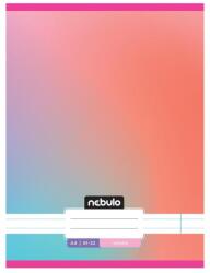 Nebulo Füzet, A4, vonalas, 81-32, Monochrome és Gradient minták I. , 12 db/csomag Nebulo