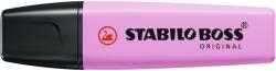 STABILO Szövegkiemelő 2-5mm, vágott hegyű, STABILO Boss original Pastel málna - suplix