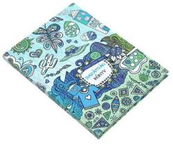 Realsystem Színezd a napod barátságkönyv 145x192mm, kék Realsystem - suplix