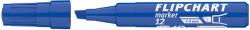 ICO Flipchart marker vízbázisú 1-4mm, vágott Artip 12 kék - suplix