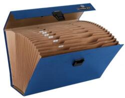 Fellowes Irattartó -. harmonikatáska, karton, 250 x 362 x 124 mm. , 19 rekeszes, Fellowes® Bankers Box Handifile, kék - suplix
