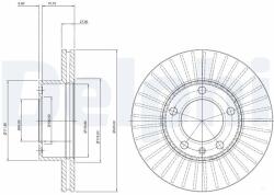 DELPHI féktárcsa DELPHI BG9692 (BG9692)
