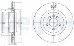 DELPHI féktárcsa DELPHI BG9007C (BG9007C)