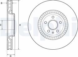 DELPHI féktárcsa DELPHI BG9171C (BG9171C)