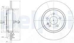 DELPHI féktárcsa DELPHI BG3728 (BG3728)