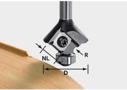 Festool Váltólapkás lekerekítő maró S8 HW R1, 5 D28 KL12, 7 MFK (499810)