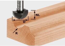 Festool Félgömbölyű horonymaró HW S8 R8 (490985)