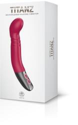 NMC Titanz 8″ Silicone Rechargeable Vibrator In Pink