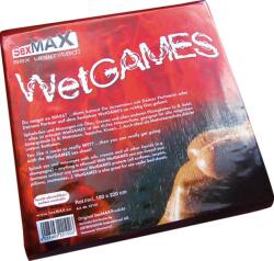  SexMAX WetGAMES lepedő - piros 180 x 220 cm