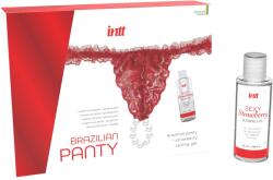 Intt Red Brazilian Panty + Slinding Gel