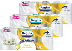 Regina Delicate Calming Chamomile papír zsebkendő 3 rétegű (3x90 db)