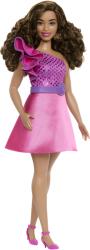 Barbie Păpușă Barbie Fashionistas - Barbie cu o rochie stralucitoare si par cret, #225 (FBR37) Papusa
