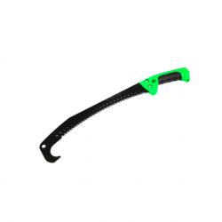 Micul Fermier Fierăstrău curbat negru cu cârlig si mâner verde (GF-1869) Fierastrau