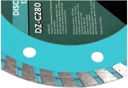 DETOOLZ Disc diamantat turbo diametru 125mm DeToolz DZ-C280 (DZ-C280) Disc de taiere