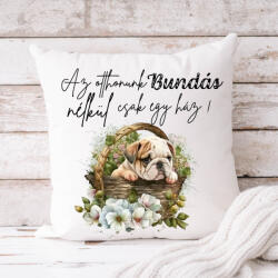 csucsajandek Angol Bulldog párnahuzat - Bármilyen névvel kérhető (CSW564373)