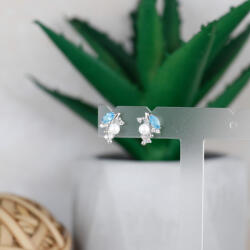 Ninagold Kék köves fülbevaló (CSW972232)