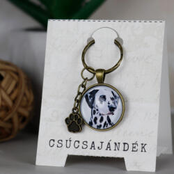 csucsajandek Kutyás kulcstartó - Dalmata (CSW825518)