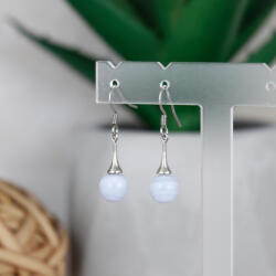 csucsajandek Kalcedon fülbevaló (CSW202958)