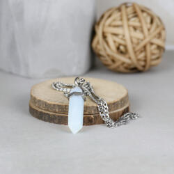 csucsajandek Opálüveg kétcsúcs medál (CSW371230)