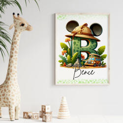 csucsajandek Névre szóló falikép- Szafari (CSW954759)