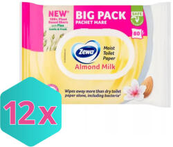 Zewa Almond Milk nedves toalettpapír 12x80 db