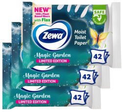 Zewa Magic Garden (Limited Edition) nedves toalettpapír 3x42 db