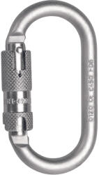 CERVA Ovális karab. twist lock acél/cink