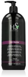 HS MILANO No Yellow Anti-Yellow Shampoo 1000 ml sampon szőke haj őszülő haj szőkített haj uniszex
