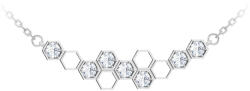 Preciosa Colier fin din argint Lumina 5298 00