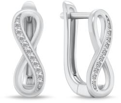 Brilio Silver Divatos ezüst fülbevalók Végtelen EA290W