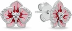 Brilio Silver Bájos ezüst fülbevaló Virágok EA1223WP
