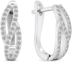 Brilio Silver Bámulatos ezüst fülbevaló cirkónium kővel EA531W