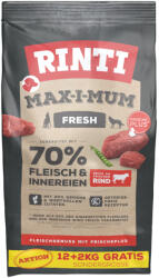 RINTI 14kg RINTI Max-i-mum száraz kutyatáp 12 + 2 kg ingyen! akcóban - Marha