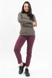 BUDMIL Szűk fazonú vászonnadrág Női L bordó 20630151-002252-0499