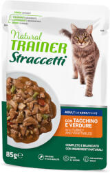 Natural Trainer 22x85g Natural Trainer csíkok szószban nedves macskatáp 16 + 6 ingyen! akcióban - Pulyka