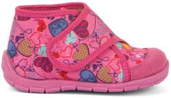 Froddo Froddo, Mintés tépőzáras csizma nyersbőr részletekkel, Rózsaszín, 25 EU (G1700424-FUXIA-PINK-25)
