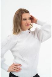 BUDMIL Kötött pulóver Női S fehér 20050824-001252-0299
