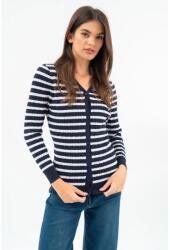 BUDMIL Kötött kardigán Női L s. kék-fehér 20050828-005252-0499