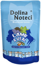 Dolina Noteci 20x85g Dolina Noteci Superfood nedves macskatáp - Bárány & borjú