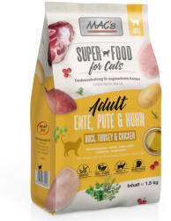 MAC's 1, 5kg MAC's Superfood Cat Adult kacsa, pulyka & csirke száraz macskatáp
