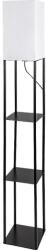 Brilagi - Lampă de podea cu polițe GRADUS 1xE27/40W/230V 150 cm negru/alb (BG2583)