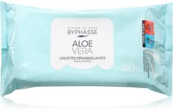 BYPHASSE Aloe Vera Sminkeltávolító kendők 40 ml