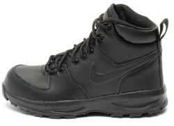Nike Nike, Manoa'17 LTR bokacsizma bőrszegélyekkel, Fekete, 35.5 EU (BQ5372-001-3.5Y)