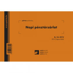 Pátria Napi pénztárzárlat 50x2 lapos tömb A/5 fekvő